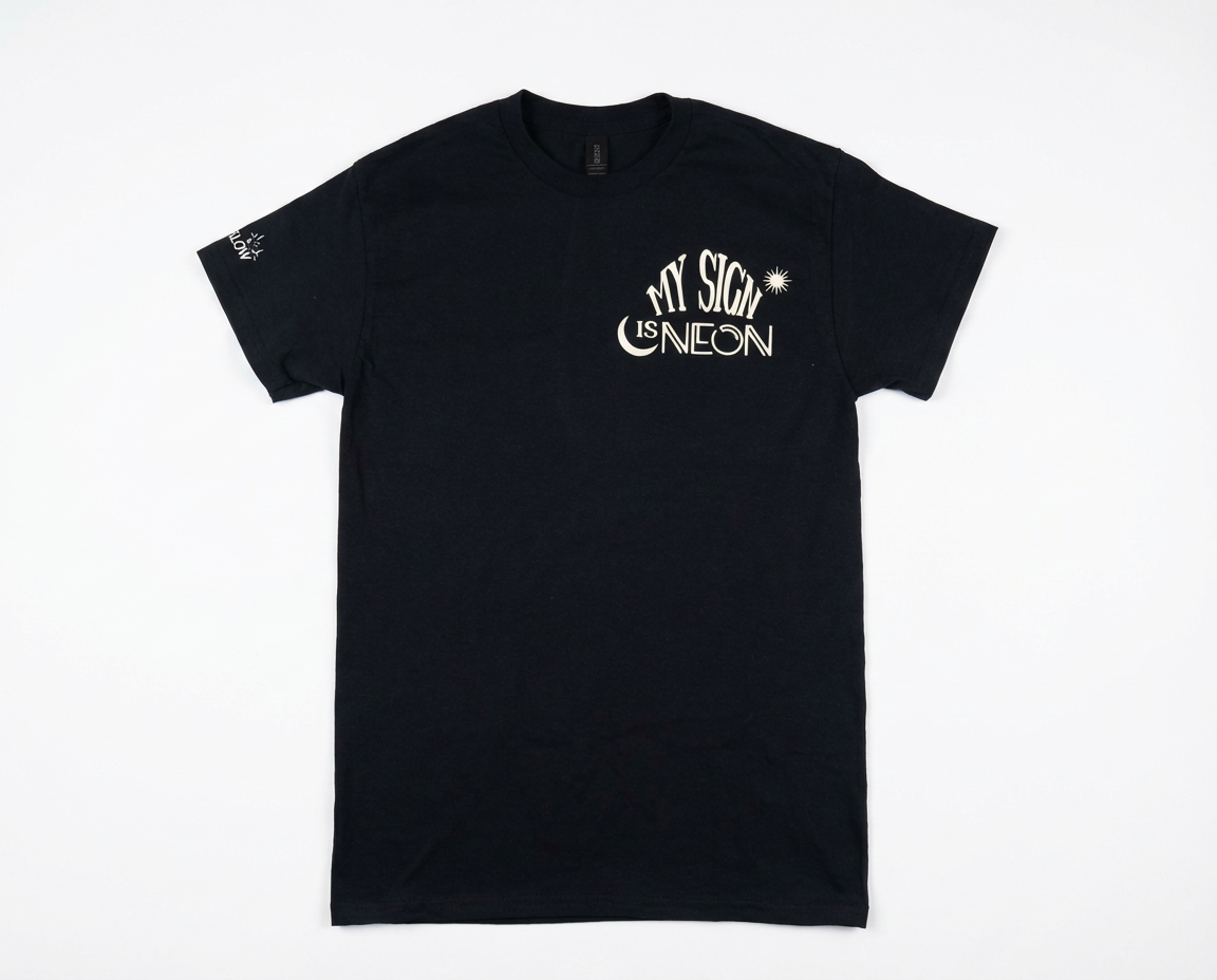 “The Skeptic” Tee — My Sign Is NEON Glow in the Dark Tee