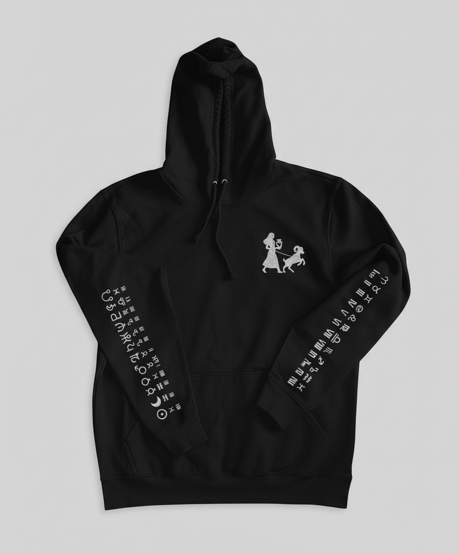 Pluto Black and Silver Glitter