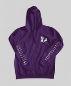 The Moon Purple and White